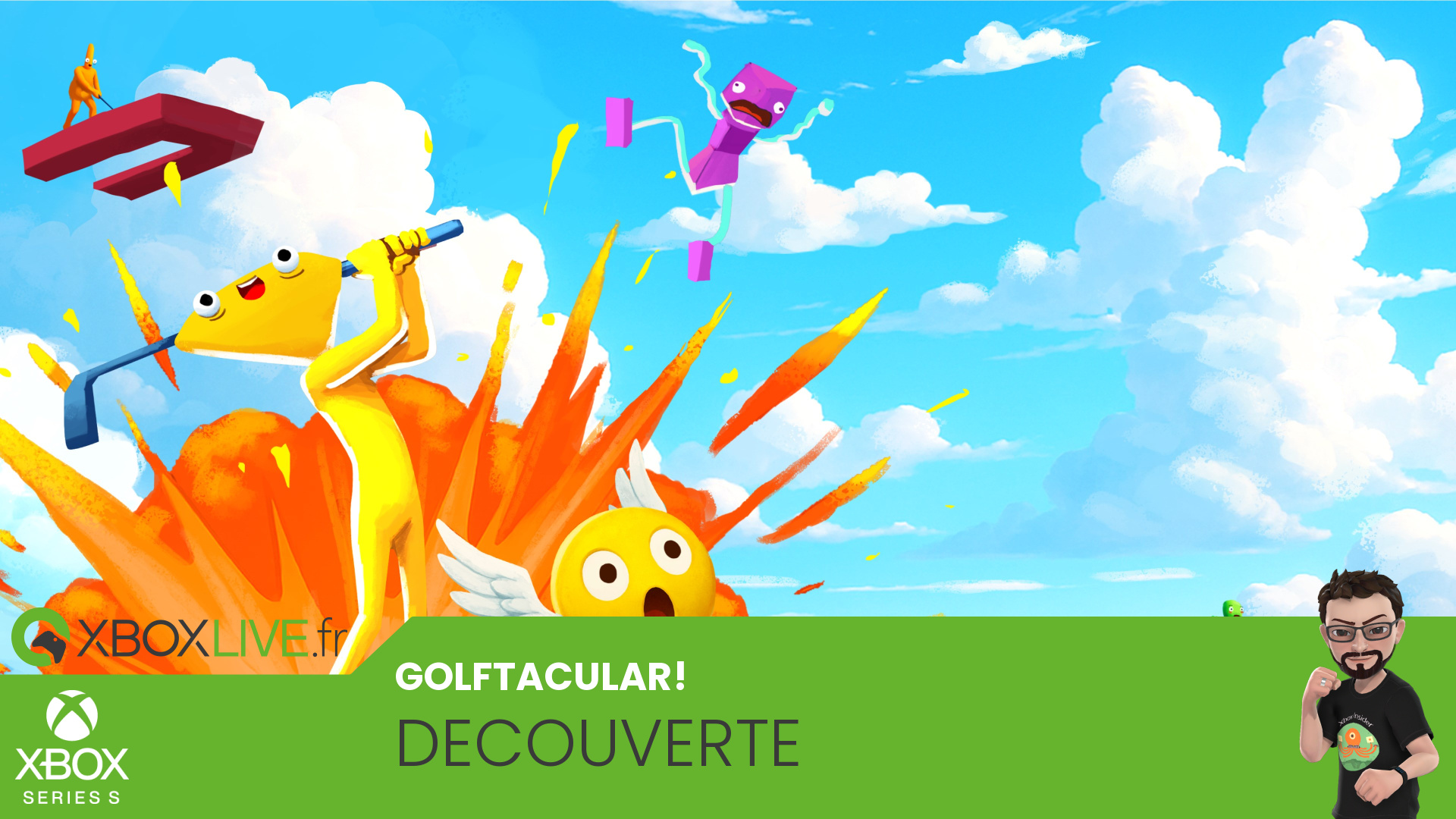Vignette [DECOUVERTE] Golftacular!, quand le mini-golf rencontre le puzzle-game déjanté