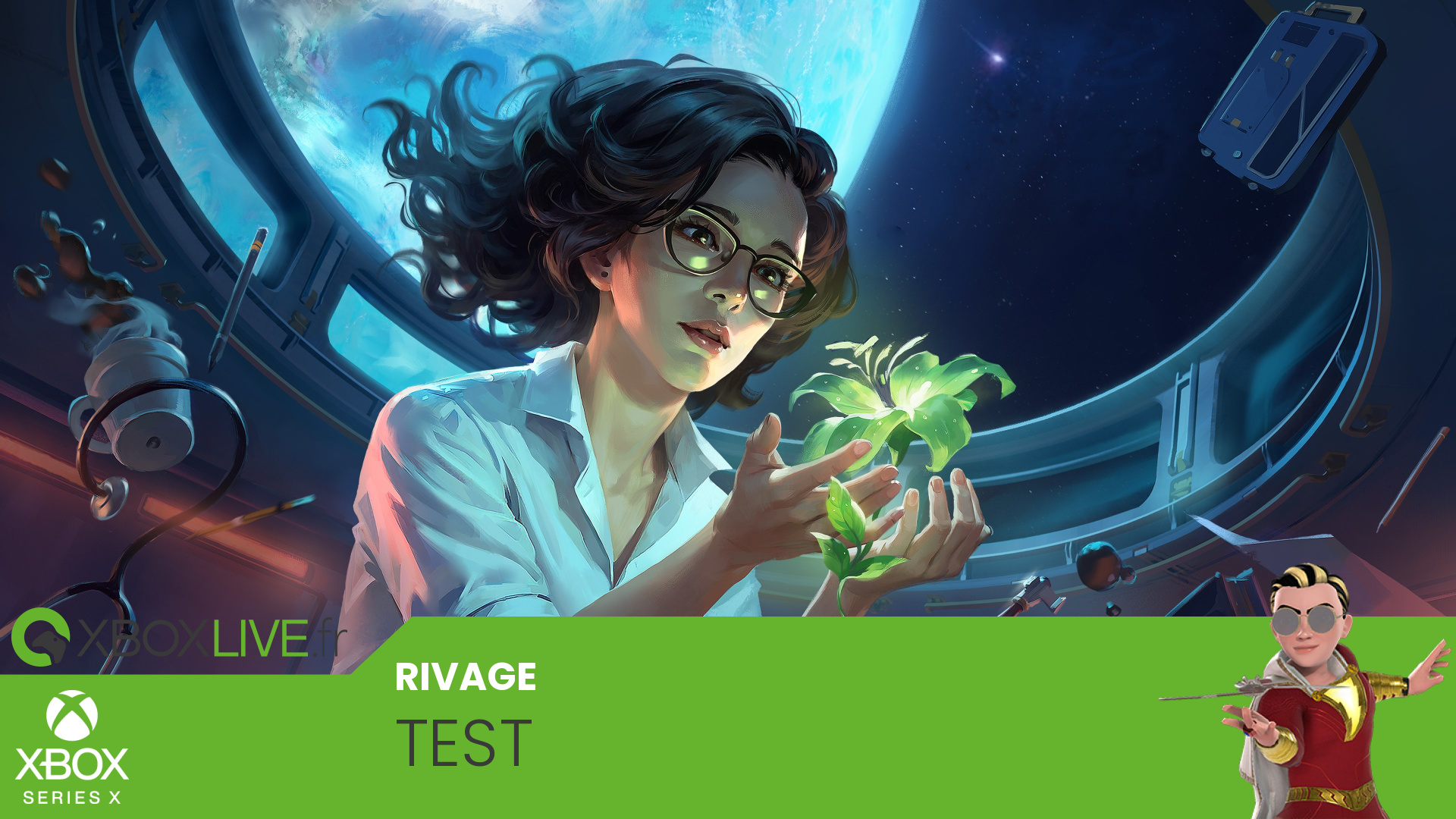 Vignette [TEST] Rivage, l'odyssée cosmique contemplative aux confins de la solitude